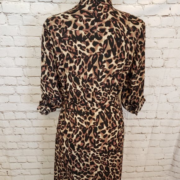 SALE PRICED>ANIMAL PRINT DRESS/ JACKET FROM ROMANS IN A SZ 18W... SO VERSITILE! - Picture 5 of 5